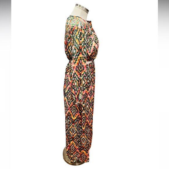 NWT ZARA CUT OUT PRINTED MIDI DRESS DIZE SMALL NWT - Picture 7 of 9